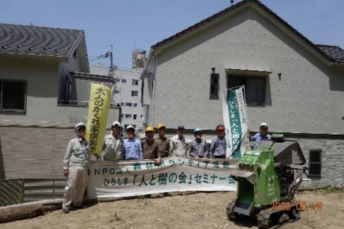 第271回現場セミナー　中小田古墳群の竹林等伐採業務（竹チップ処理）初回の活動報告の活動写真
