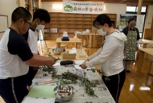 令和6年12月 庄原市森林体験プログラム事業実施業務報告書概要の活動写真