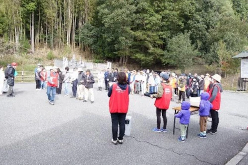 現場セミナー 郡山城跡の手入れ報告の活動写真