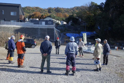 番外編現場セミナー　中小田古墳群の山林整備（竹林等伐採業務）の活動写真