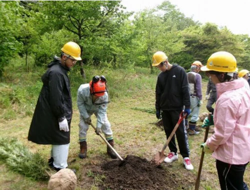 現場セミナー：オイスカ広島の森づくり事前準備に参加しての活動写真