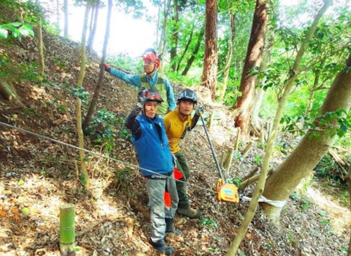 「緑の募金事業」第 3 回里山林整備活動の報告の活動写真