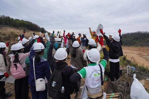 呼吸（酸素）で知る、森の働き 五感で体験