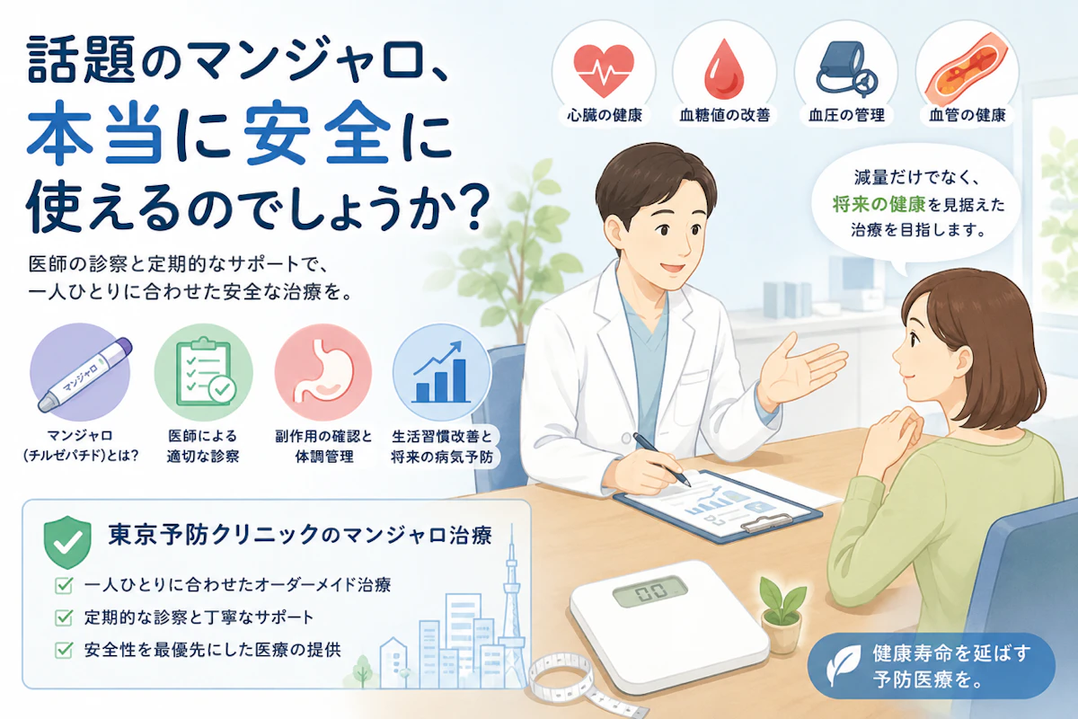 話題のマンジャロ、本当に安全に使えるのでしょうか？