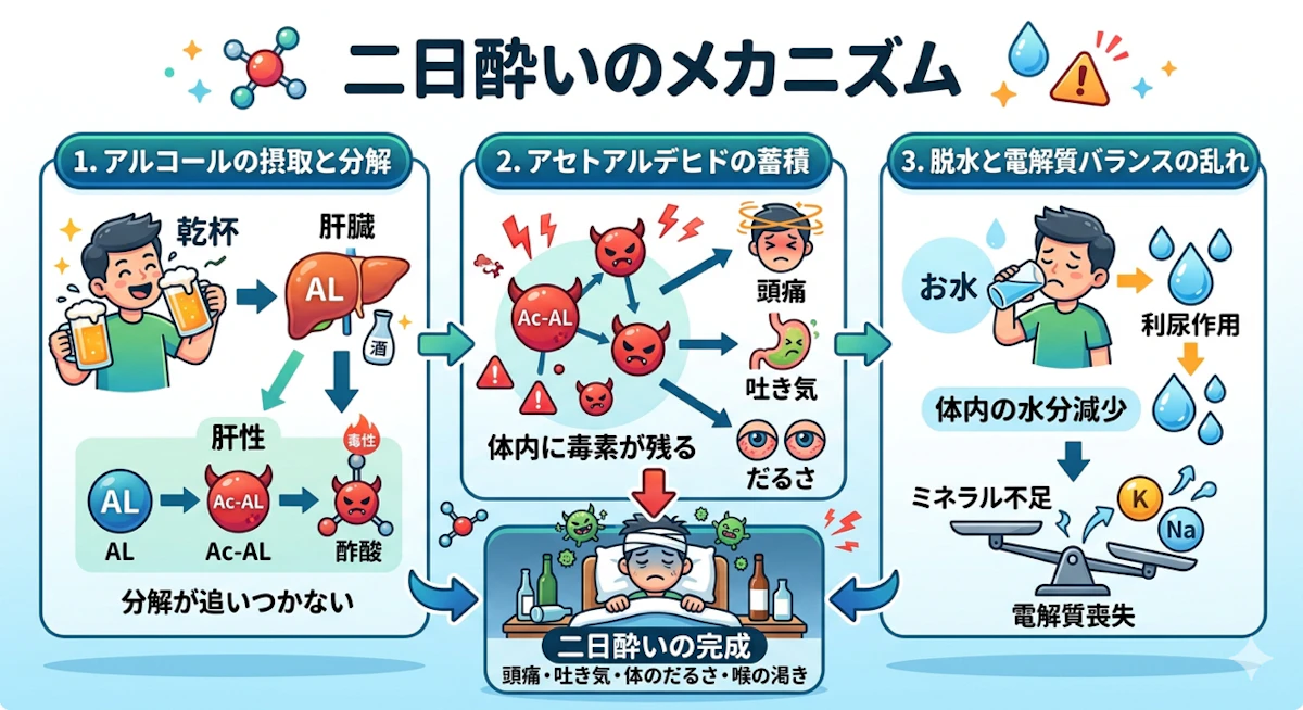 お酒が残る朝、「昨日のビール」を後悔していませんか？