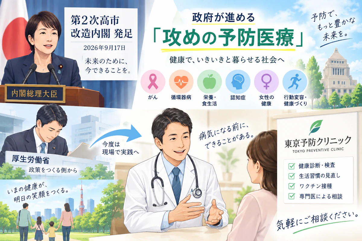 「攻めの予防医療」を、もっと身近に