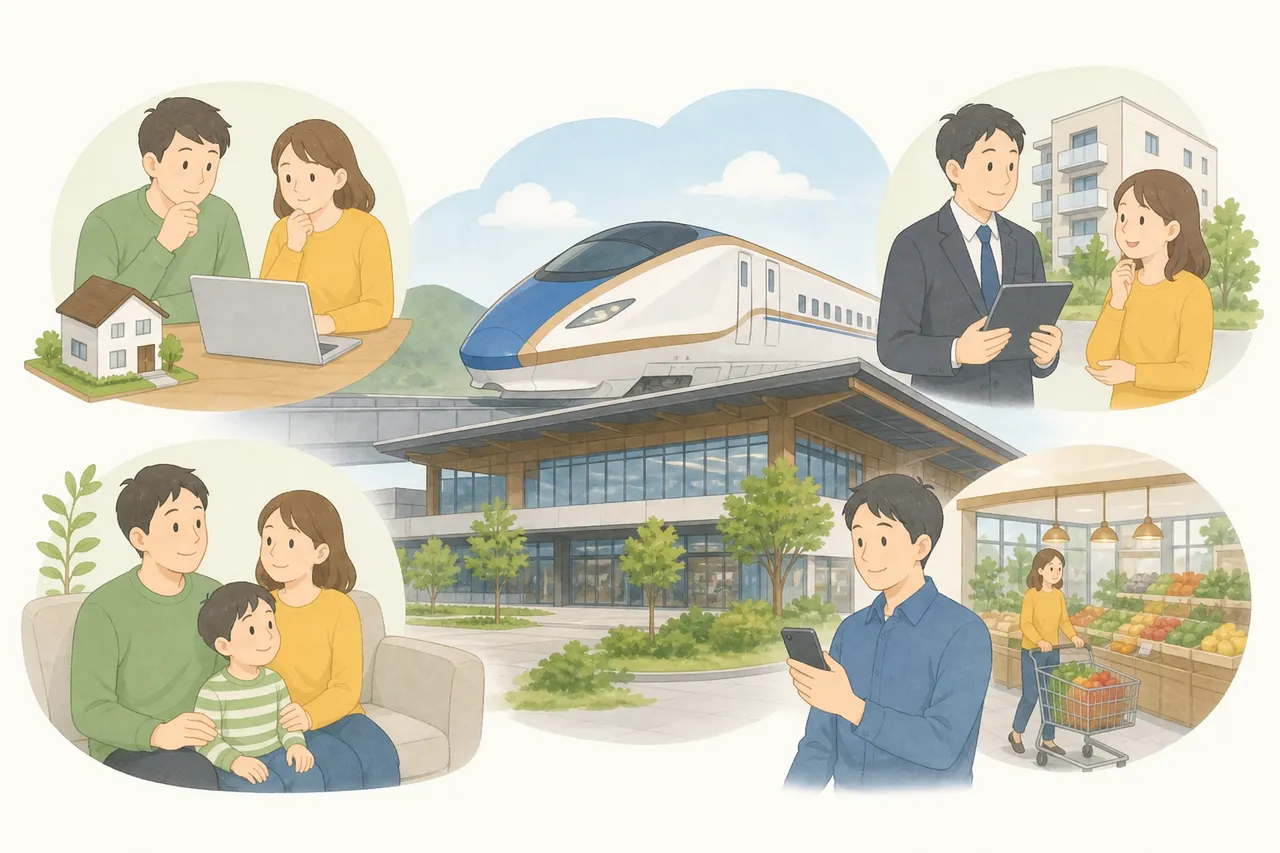 越前たけふ駅周辺の今|新幹線・村田製作所で変わる越前市の住まい事情