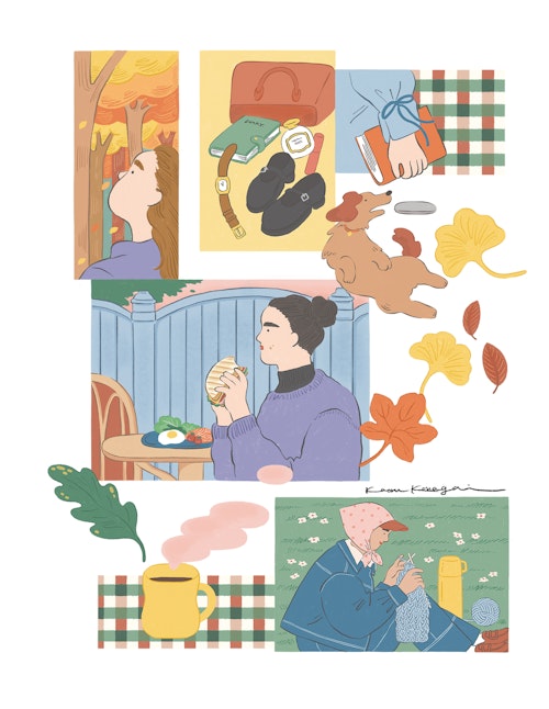 「LaQua Autumn」イラストレーション原画