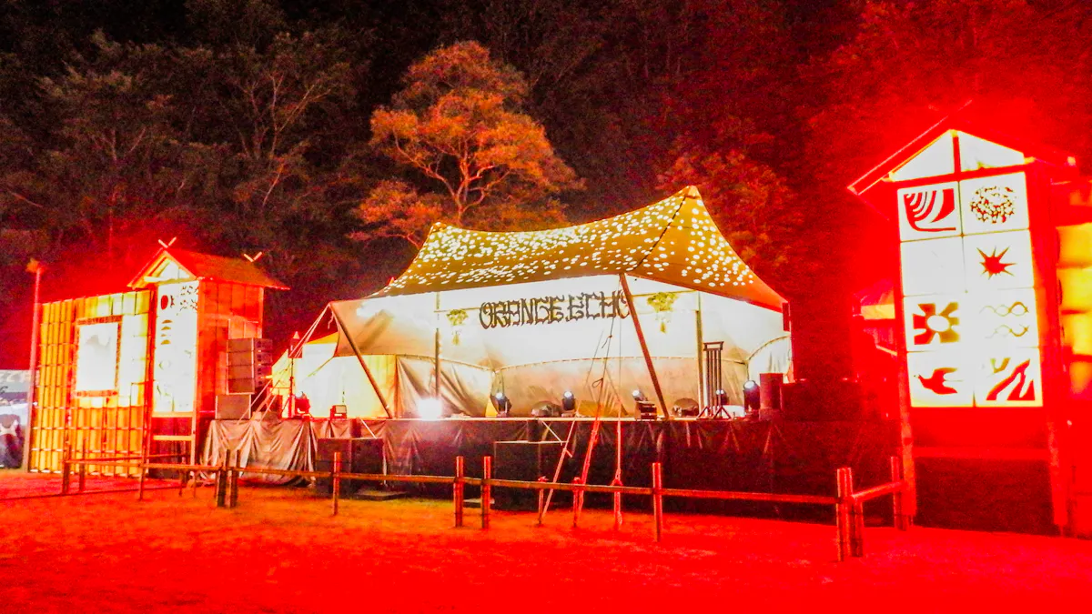 今年から新設されたステージ「ORANGE ECHO」