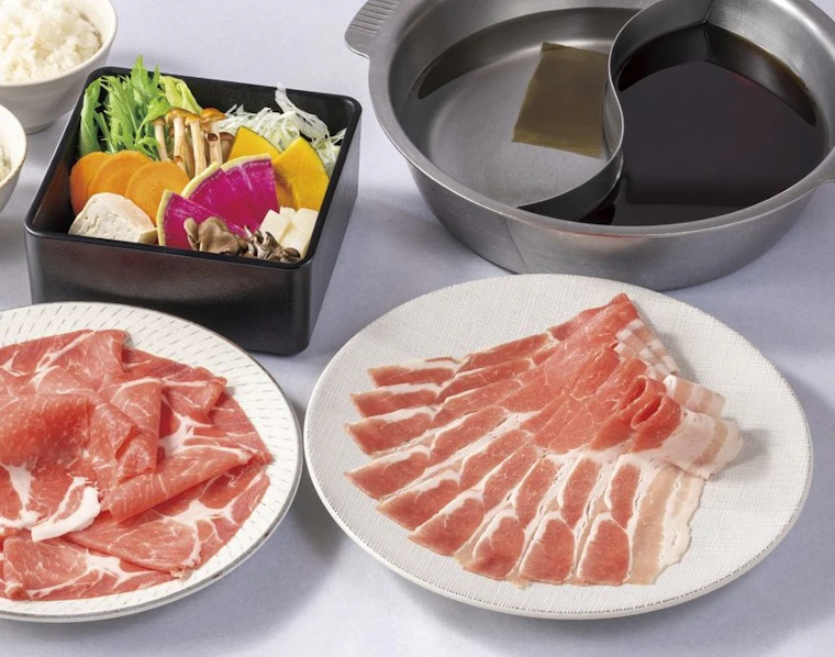 豚＆鶏しゃぶコース