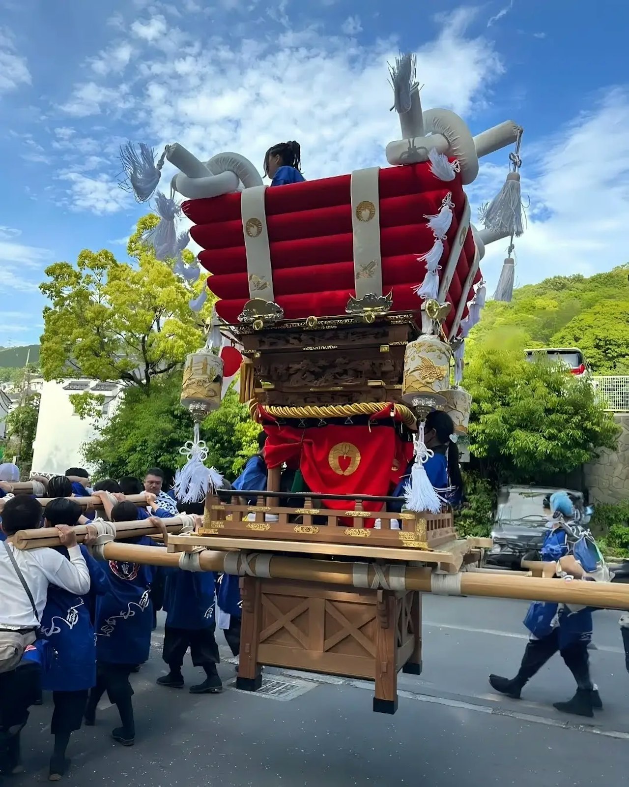豊浦の祭りの風景 8