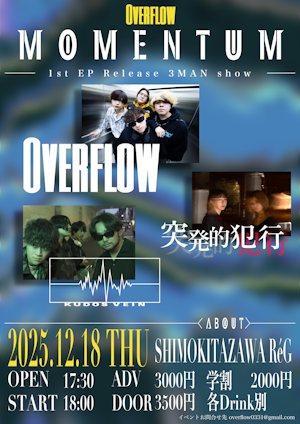 【下北沢ReG】おすすめイベント『MOMENTUM』