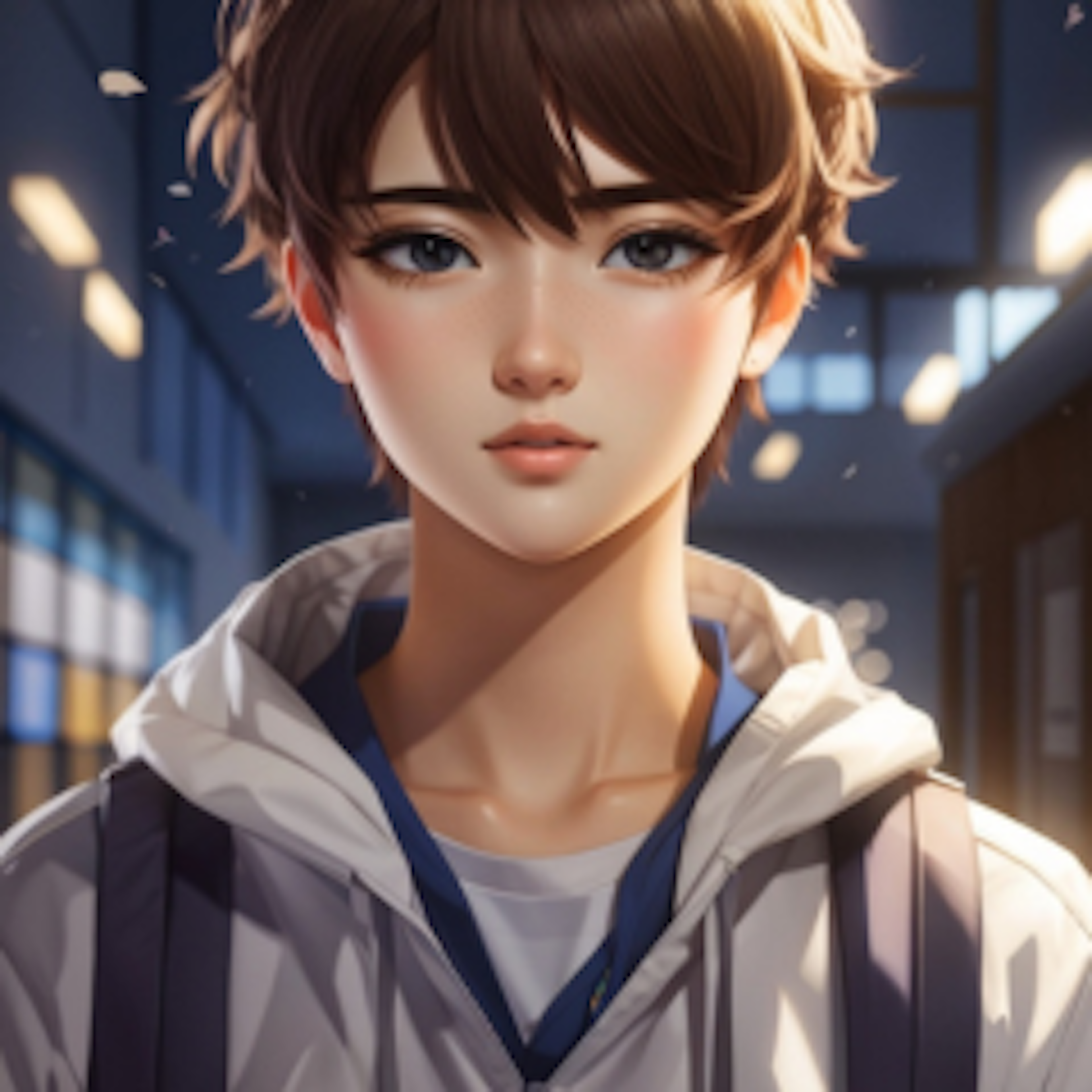 中の人