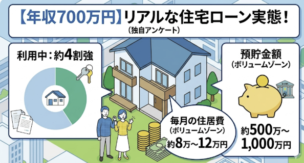 年収700万の住宅ローン実態