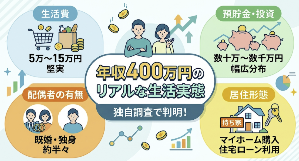 年収400万円の生活実態