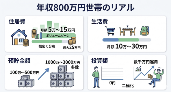年収800万円世帯のリアル