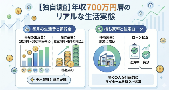 年収700万層の生活実態