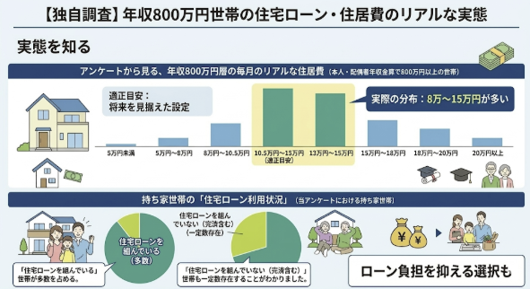 年収800万円世帯の住宅ローン実態