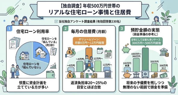 年収500万世帯の住宅ローン事情
