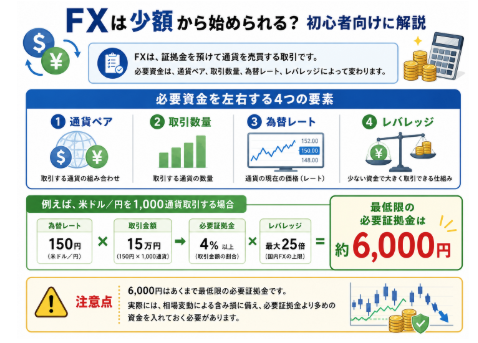 FXを少額から始める方法