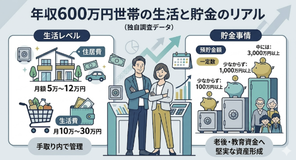 年収600万世帯のリアルな生活レベル