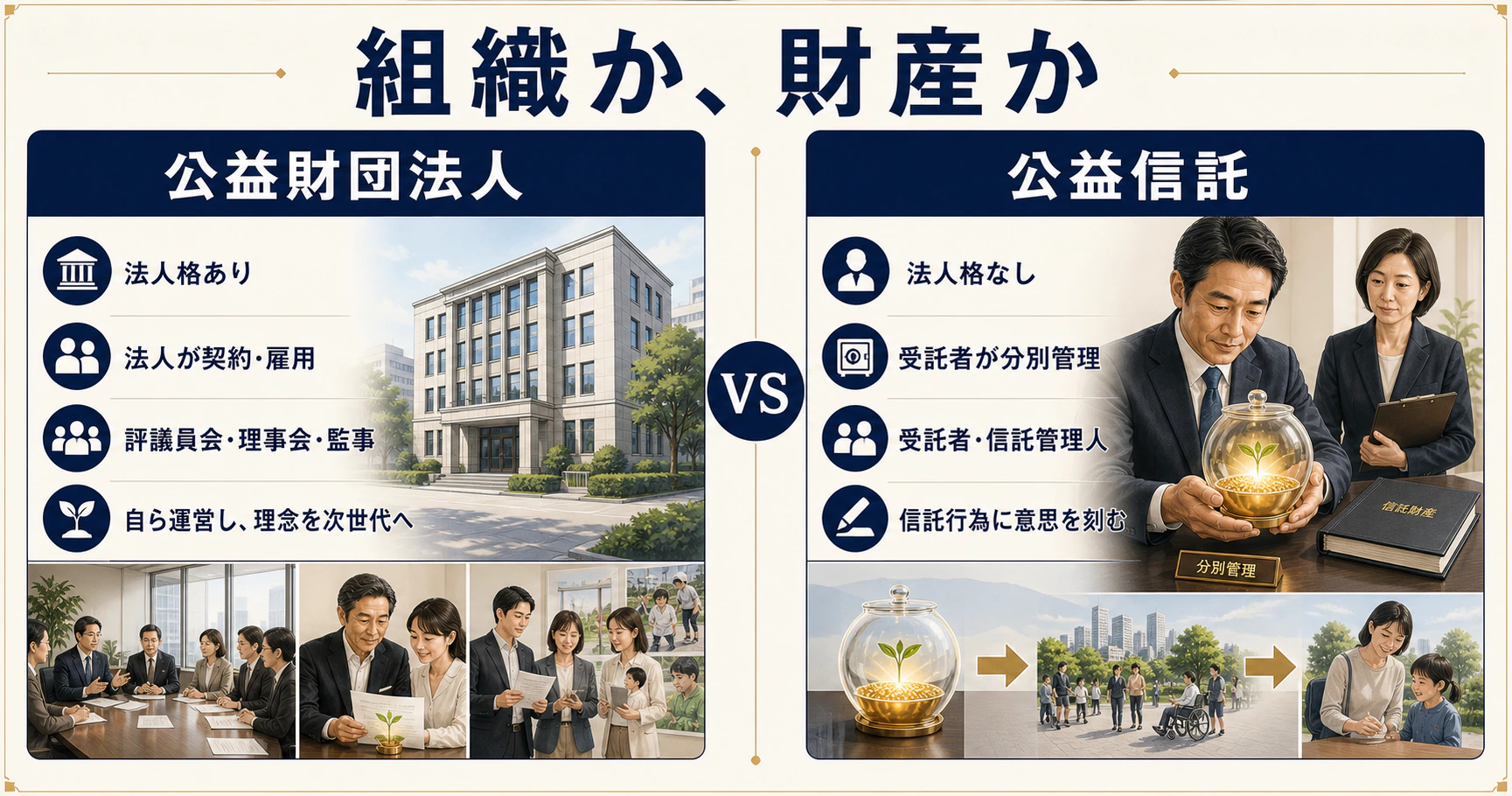 公益信託と公益財団法人はどちらを選ぶべきか――歴史から導く使い分けの