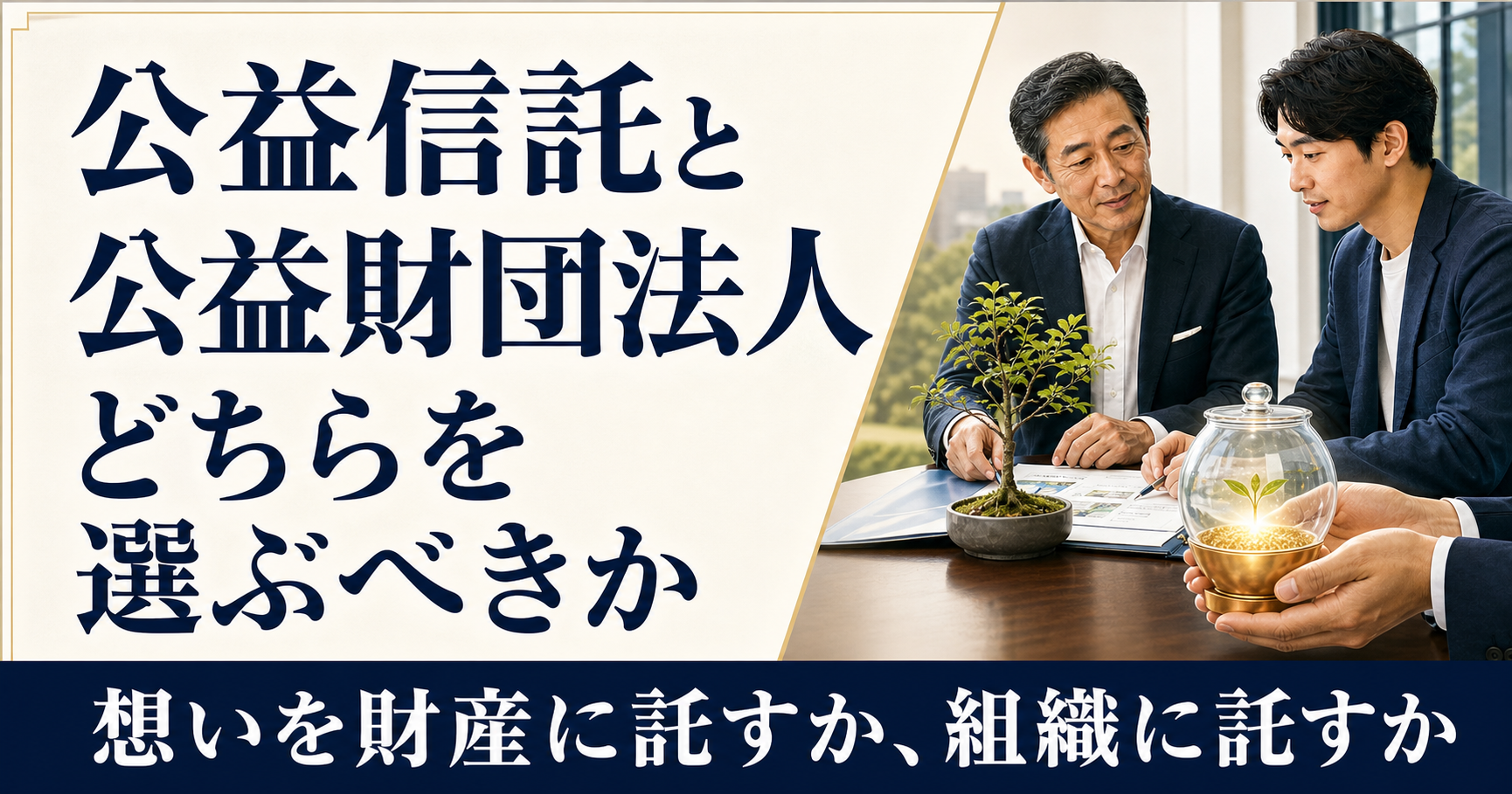 公益信託と公益財団法人はどちらを選ぶべきか――歴史から導く使い分けの