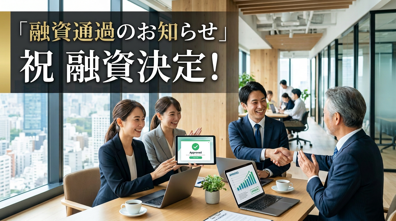 資金調達が完了しました。