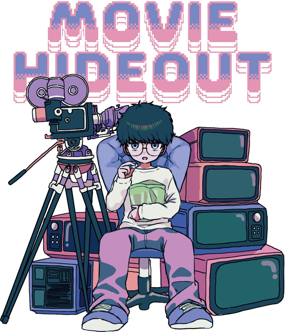 沖田遊戯 × ヴィレッジヴァンガード コラボグッズイラスト（3枚目）