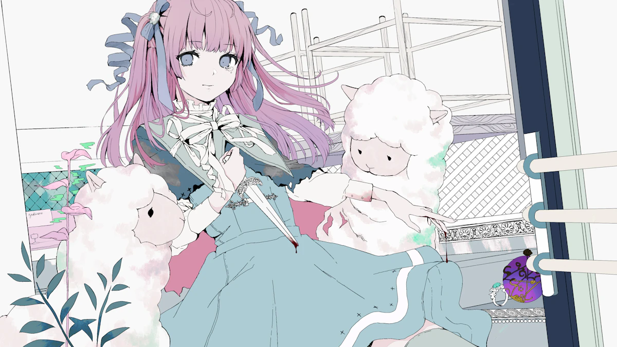 歌ってみた動画内イラスト