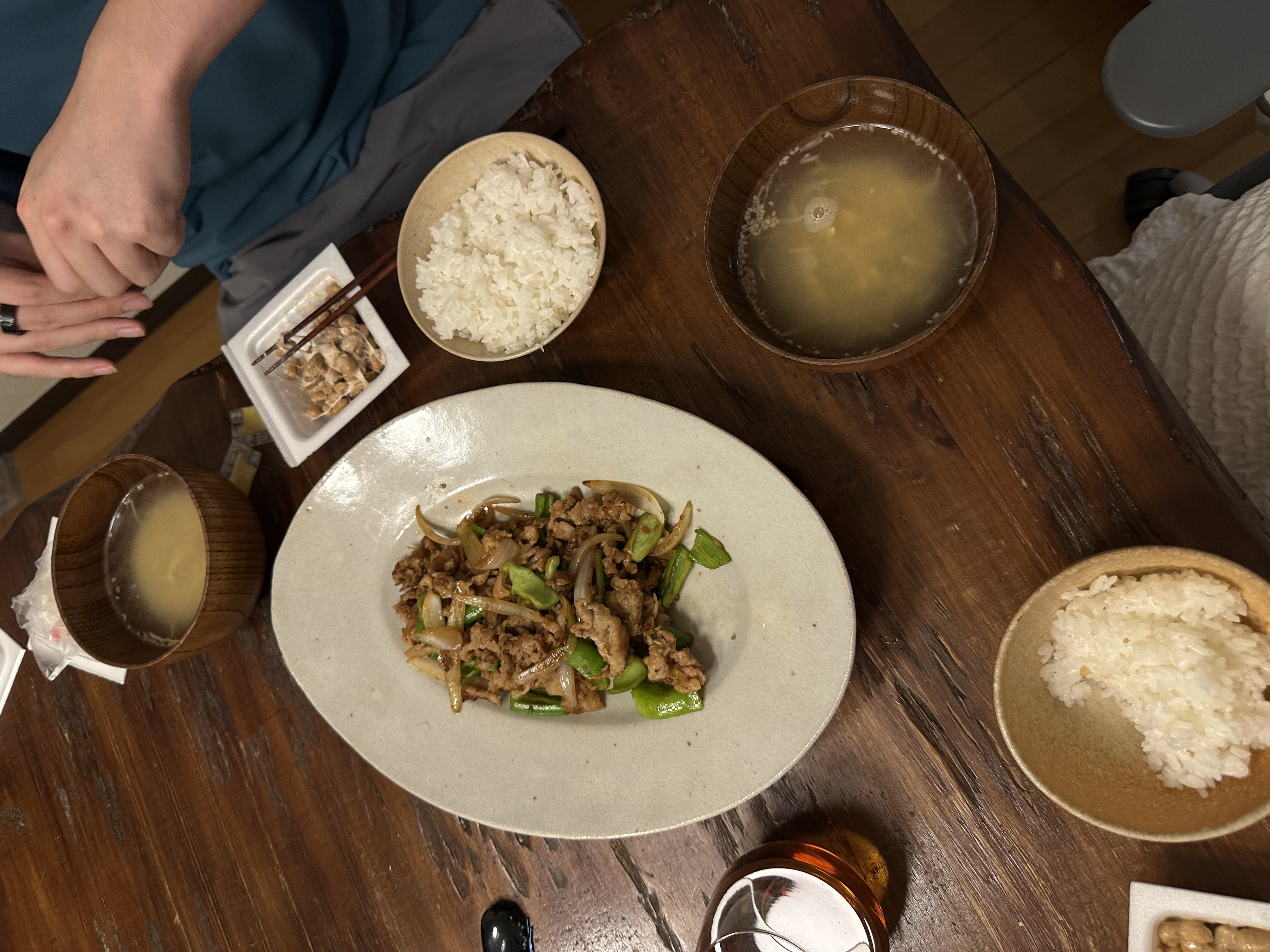 万願寺とうがらしと醤油麹のさわやか豚炒め