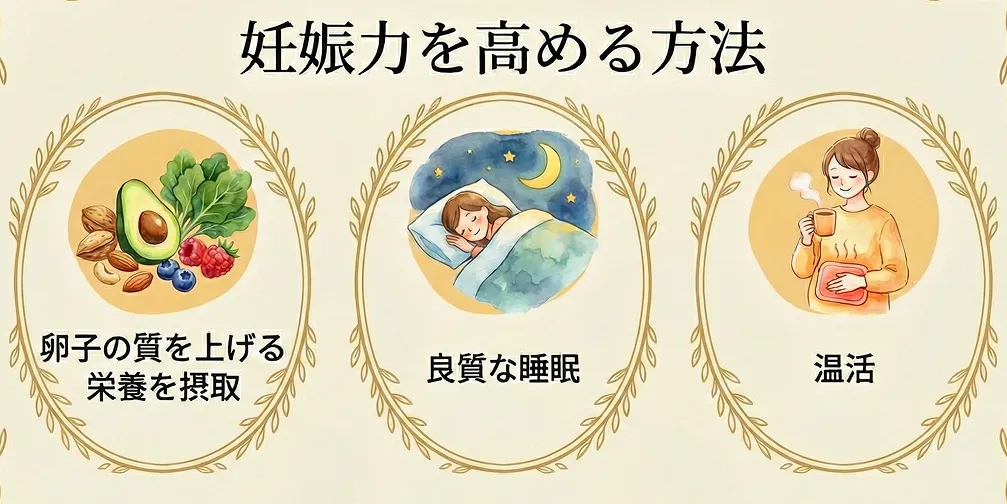妊娠力を高める方法