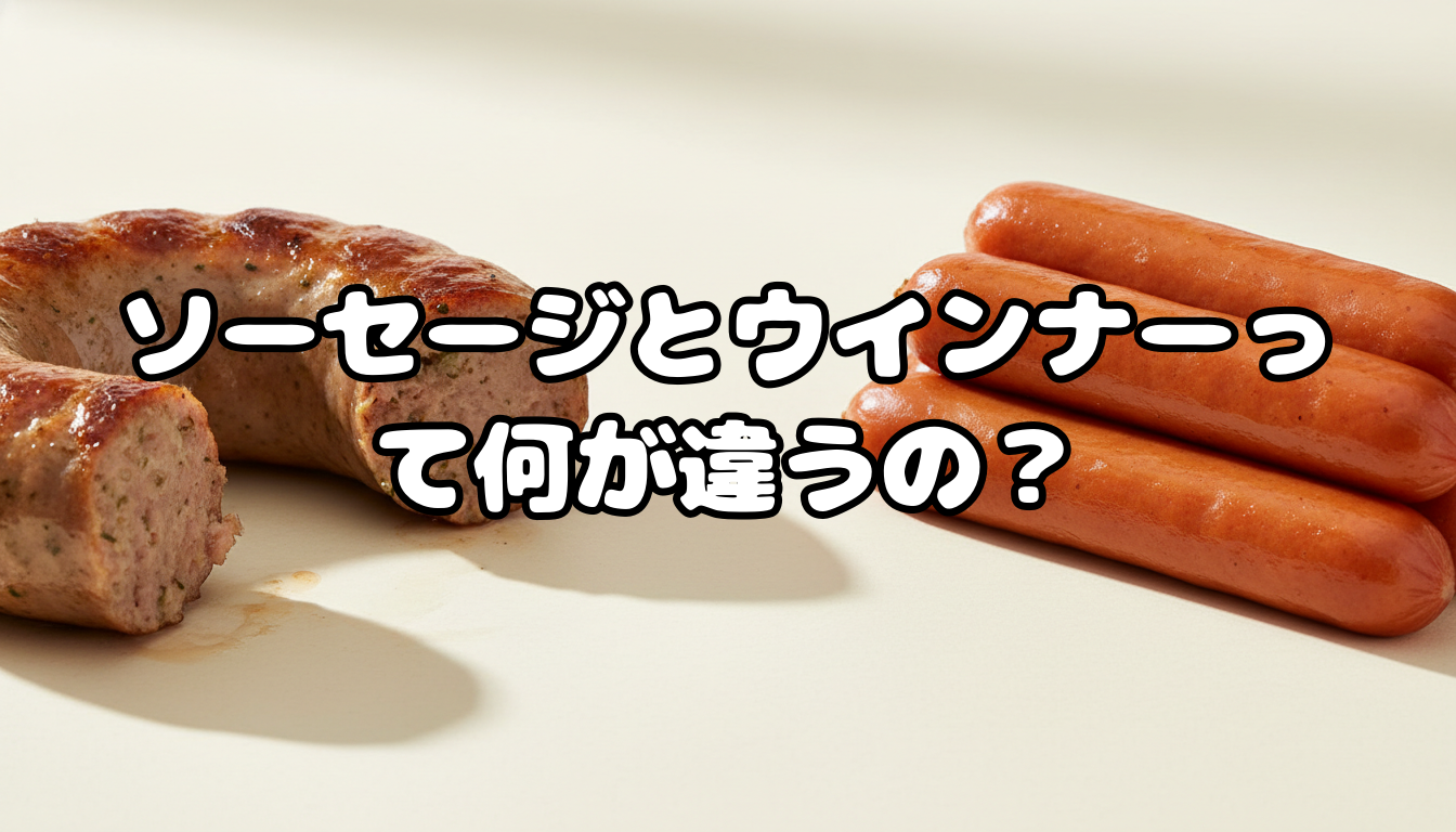 ソーセージとウインナーって何が違うの?