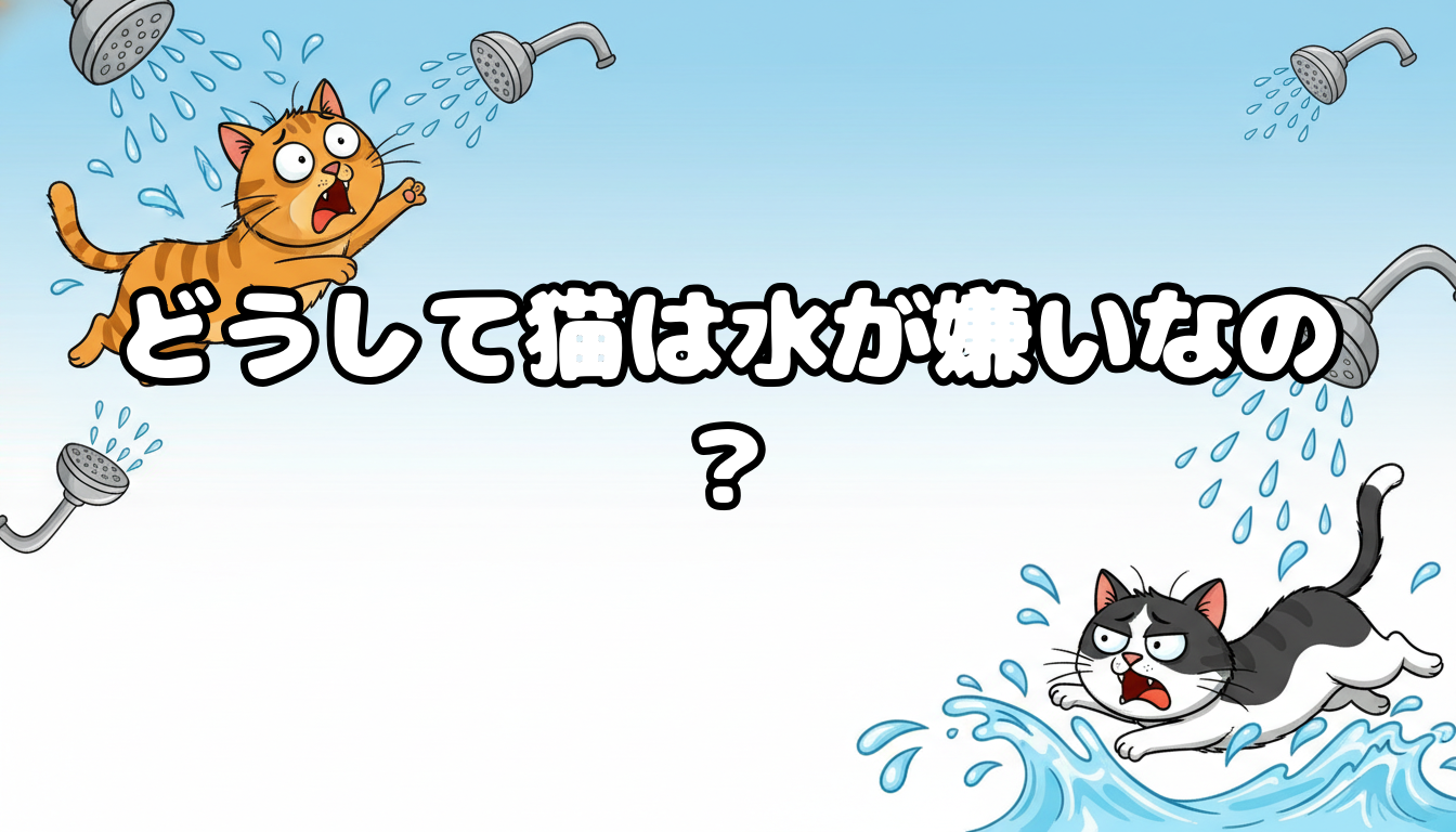 どうして猫は水が嫌いなの?