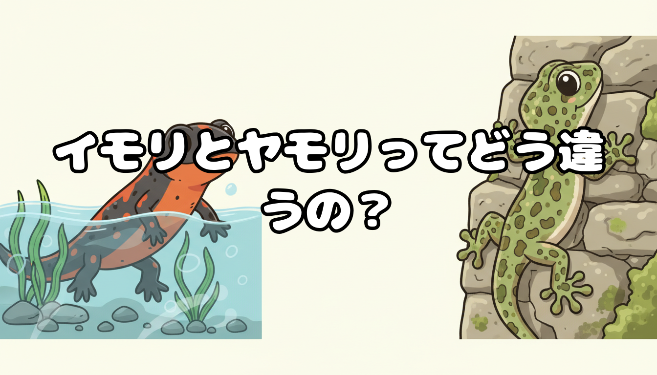 イモリとヤモリってどう違うの?