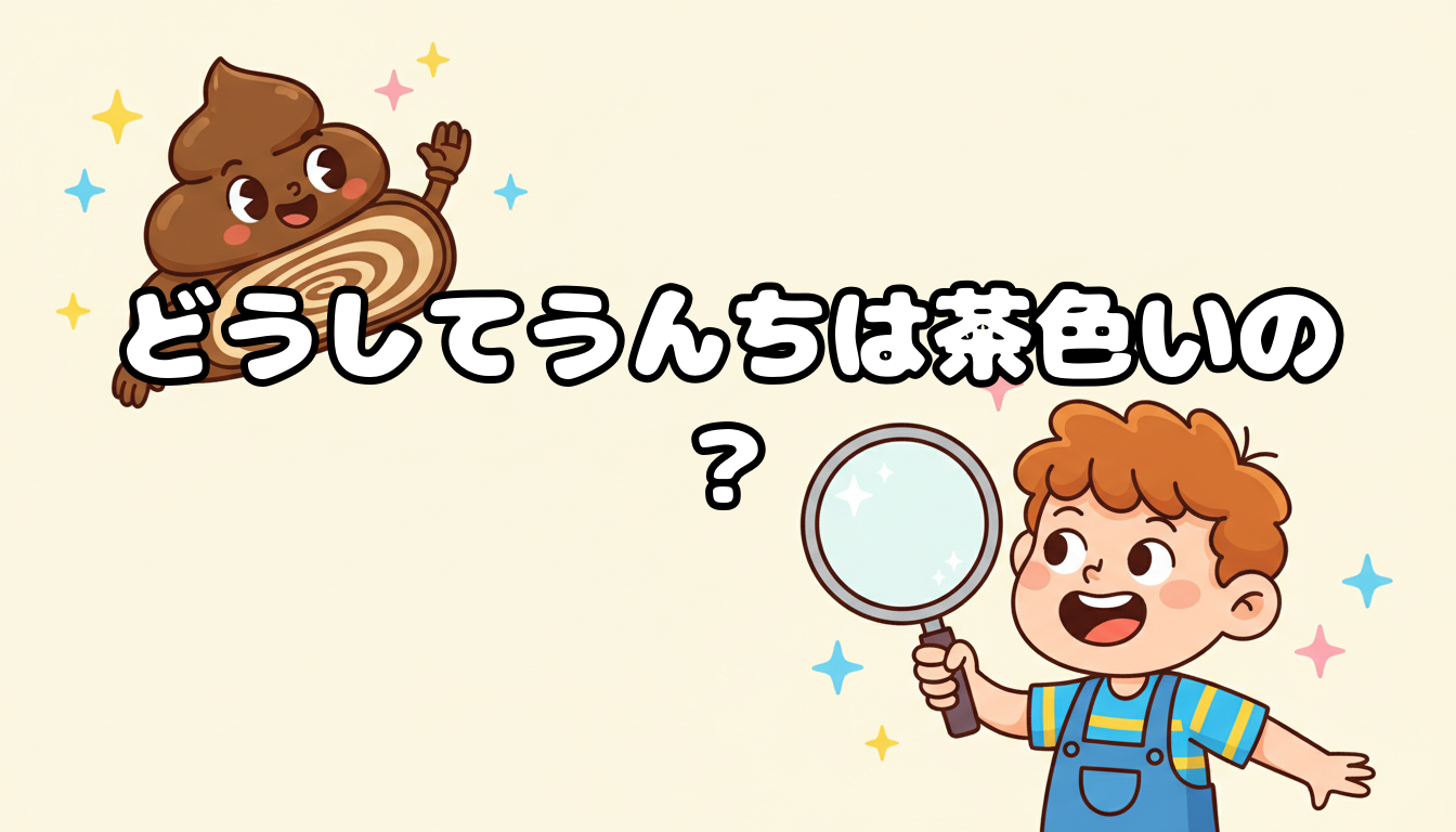どうしてうんちは茶色いの?