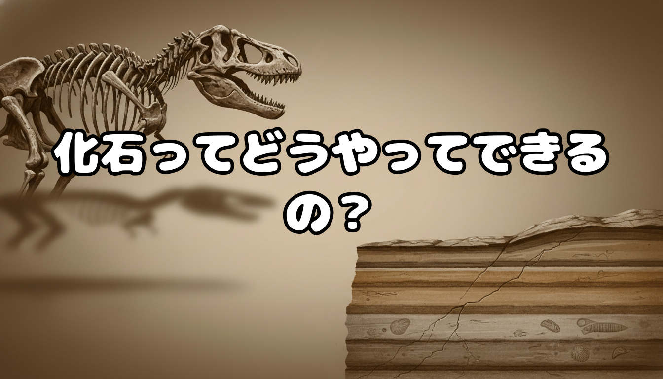 化石ってどうやってできるの?