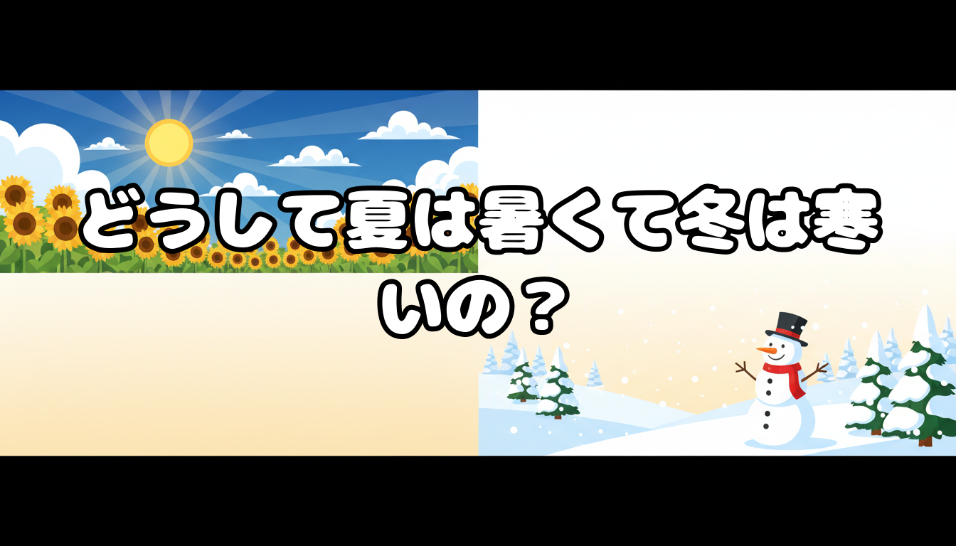 どうして夏は暑くて冬は寒いの?