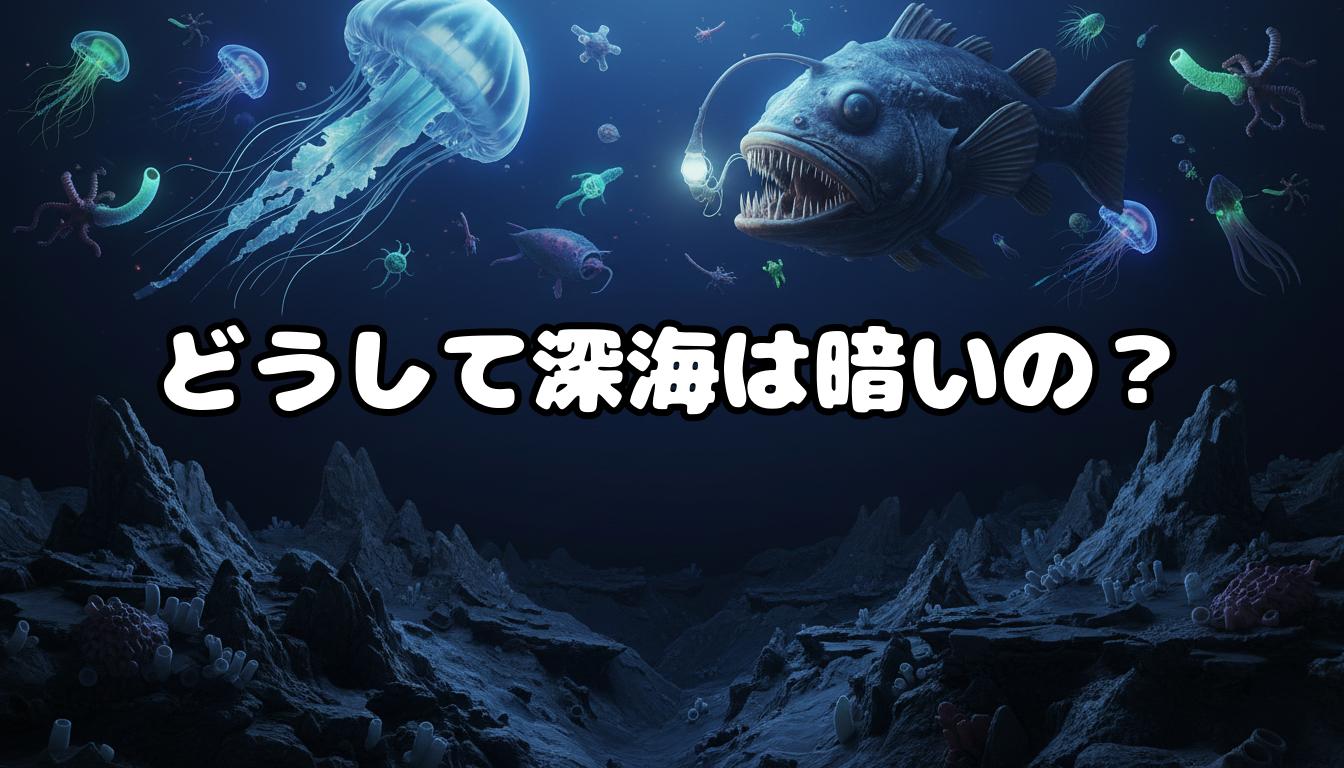 どうして深海は暗いの?