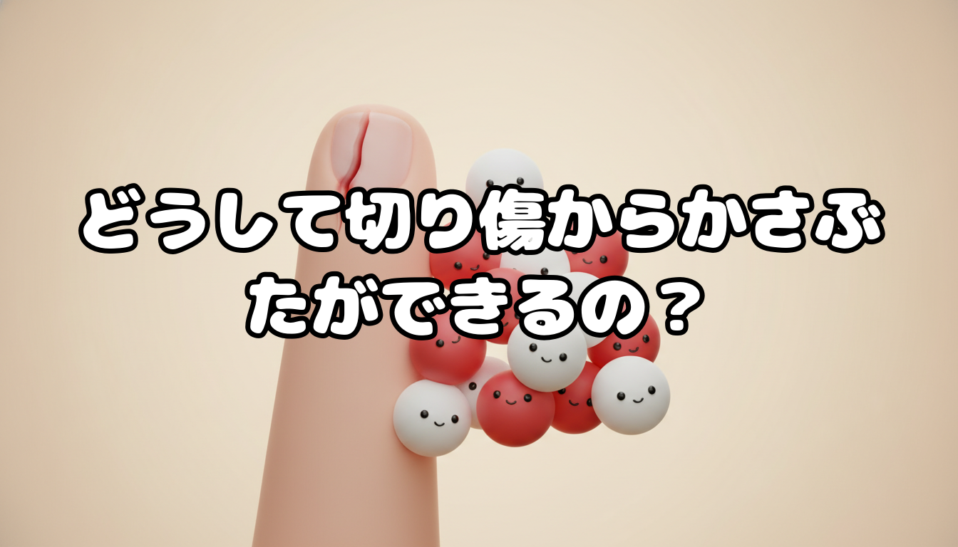 どうして切り傷からかさぶたができるの?