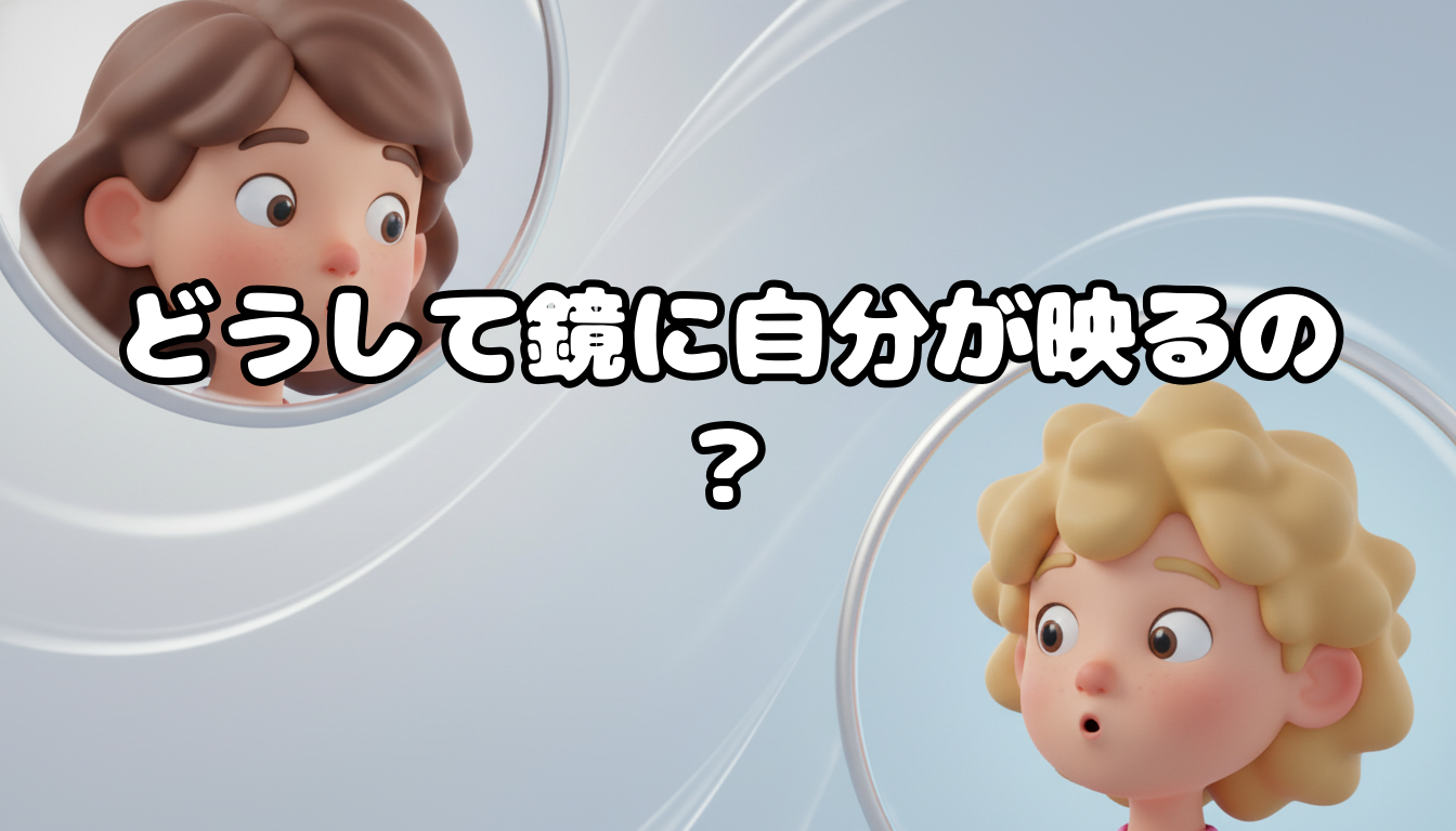 どうして鏡に自分が映るの?