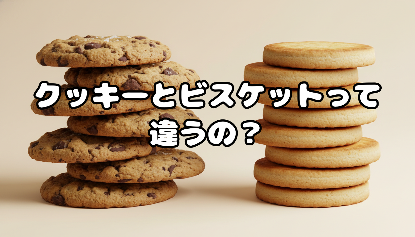 クッキーとビスケットって違うの?