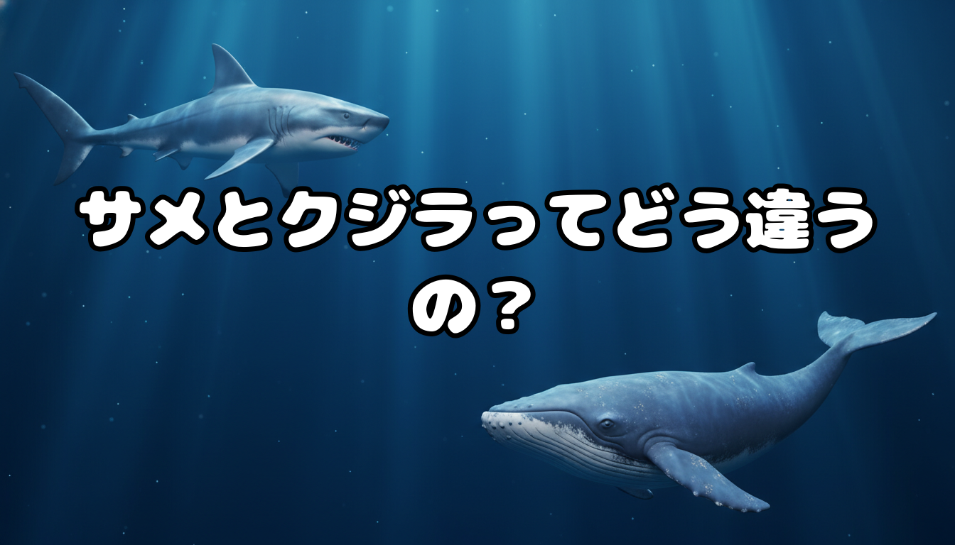 サメとクジラってどう違うの?