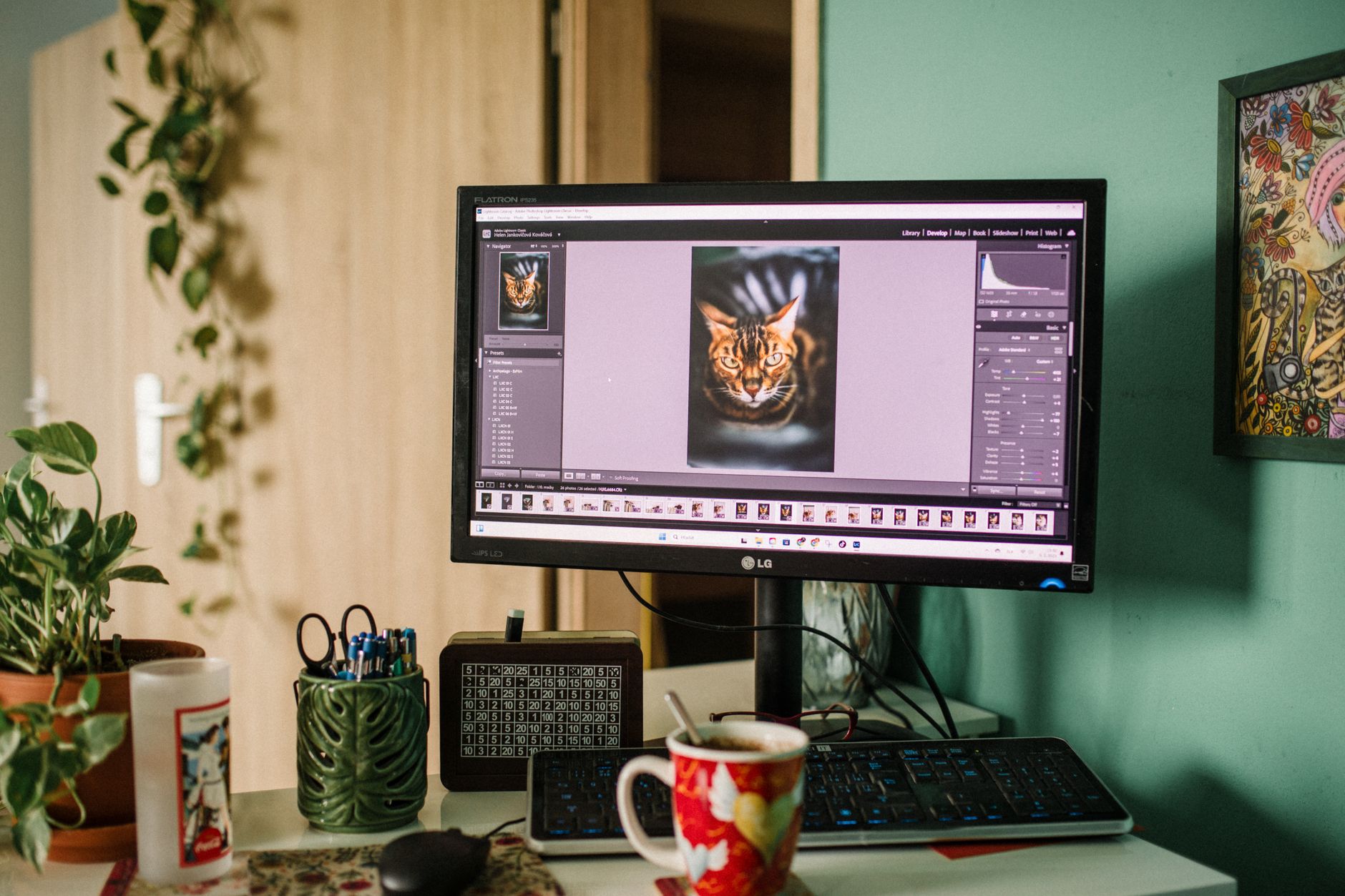 photo editing workspace layers