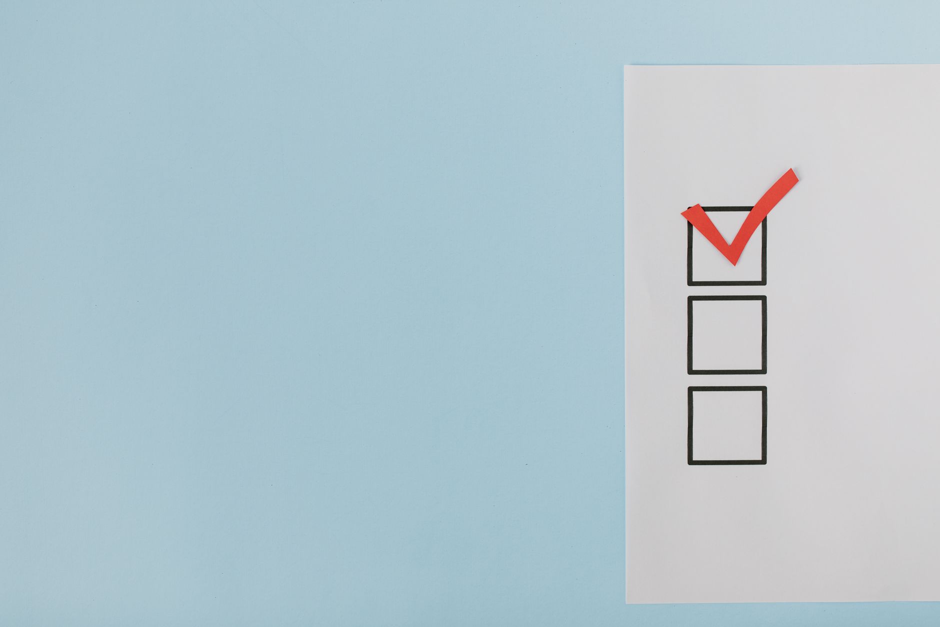 choosing app checklist criteria