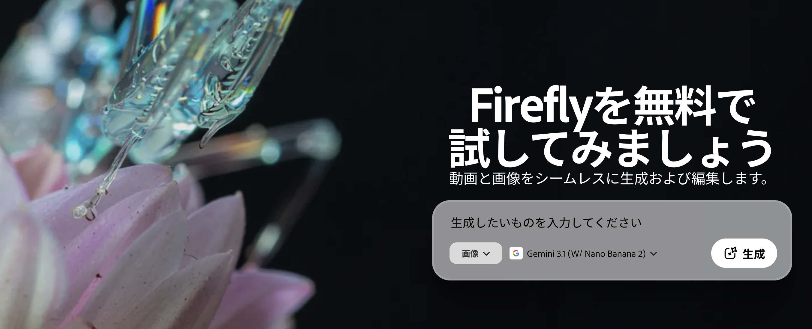 【2026年8月最新】Adobe Firefly 使い方・料金プラン・商用利用を1本で解説|クレジット節約術も