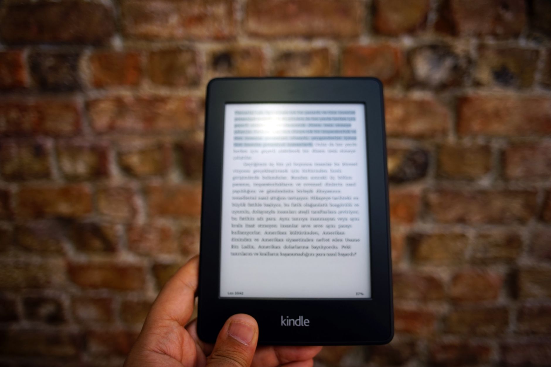 person reading manga tablet