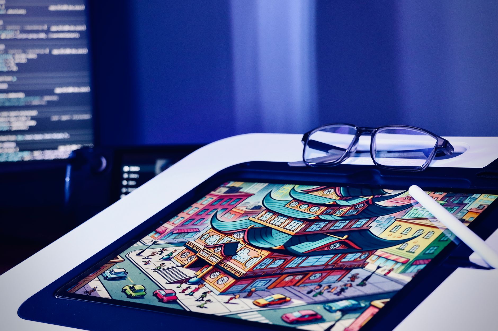 vector illustration design workspace