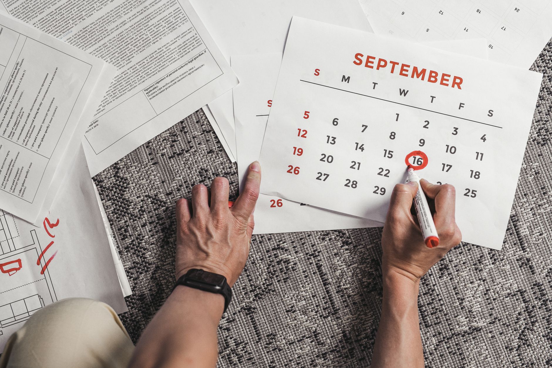 calendar planning monthly subscription