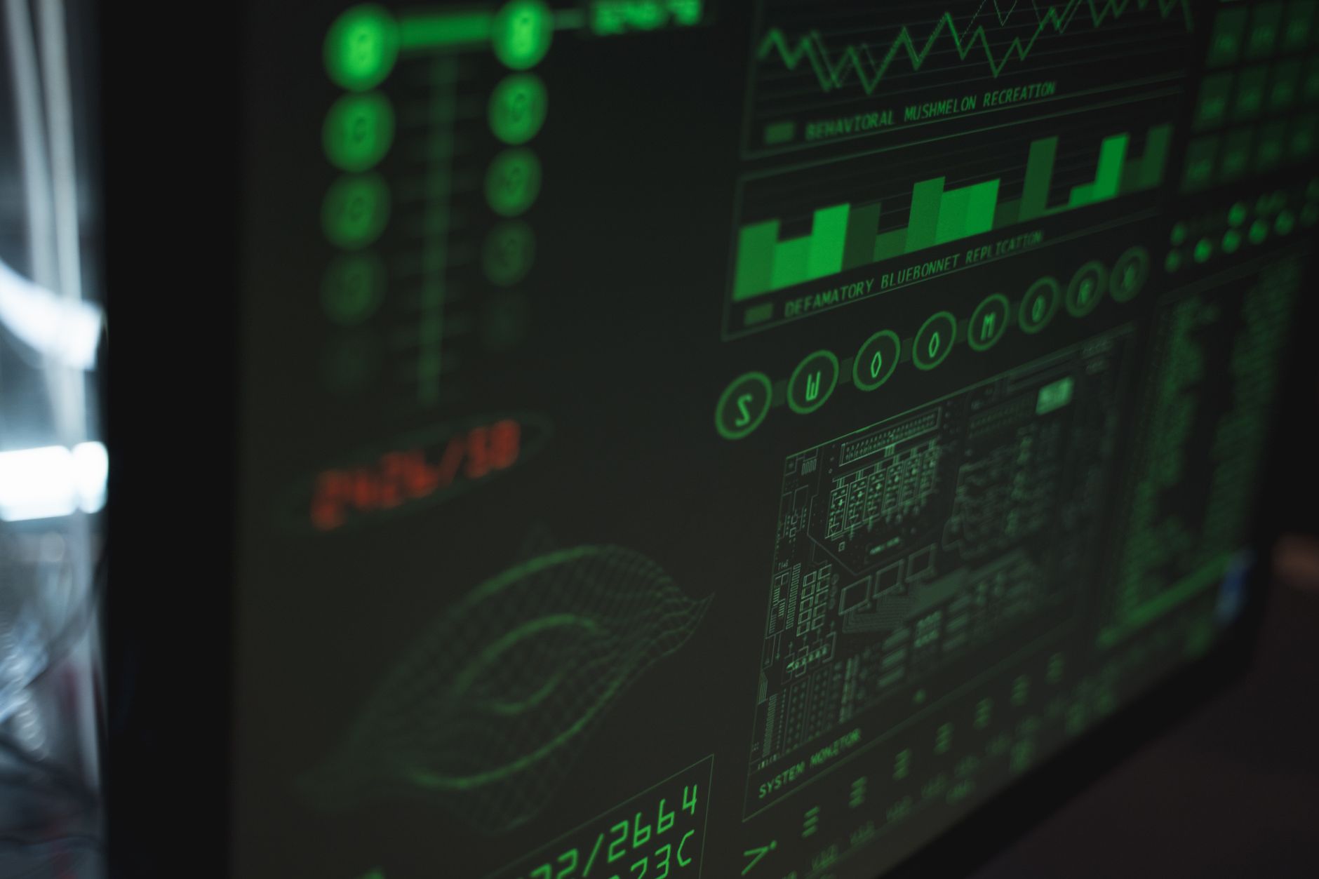 cybersecurity dashboard interface features